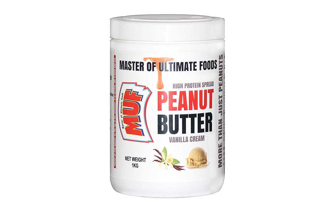 MUF Peanut Butter Vanilla Cream   Plastic Jar  1 kilogram